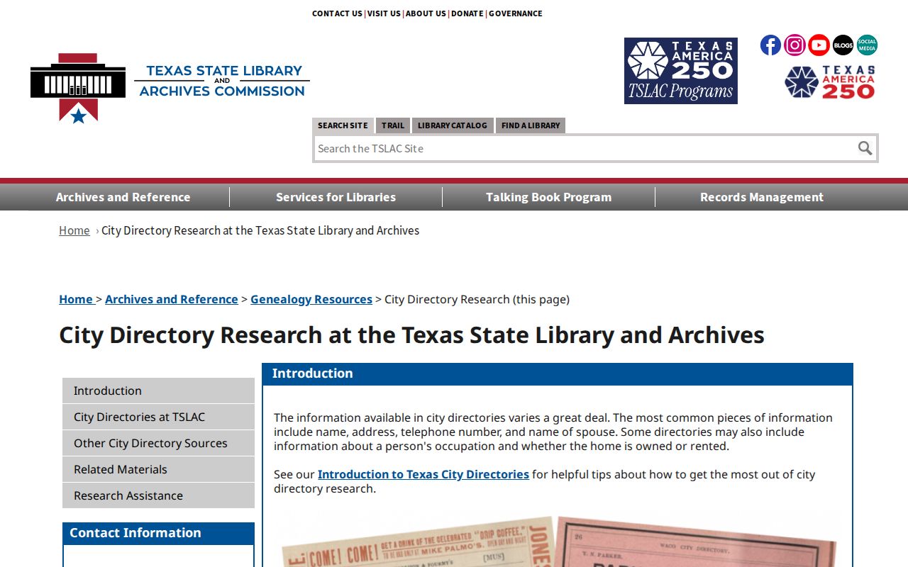 Midlothian city directory Texas archive guide
